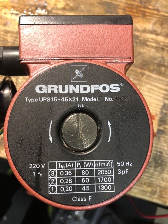 Pompe à eau chauffage au sol GRUNFOS UPS15-45x21 F F628 | Kaufen auf .