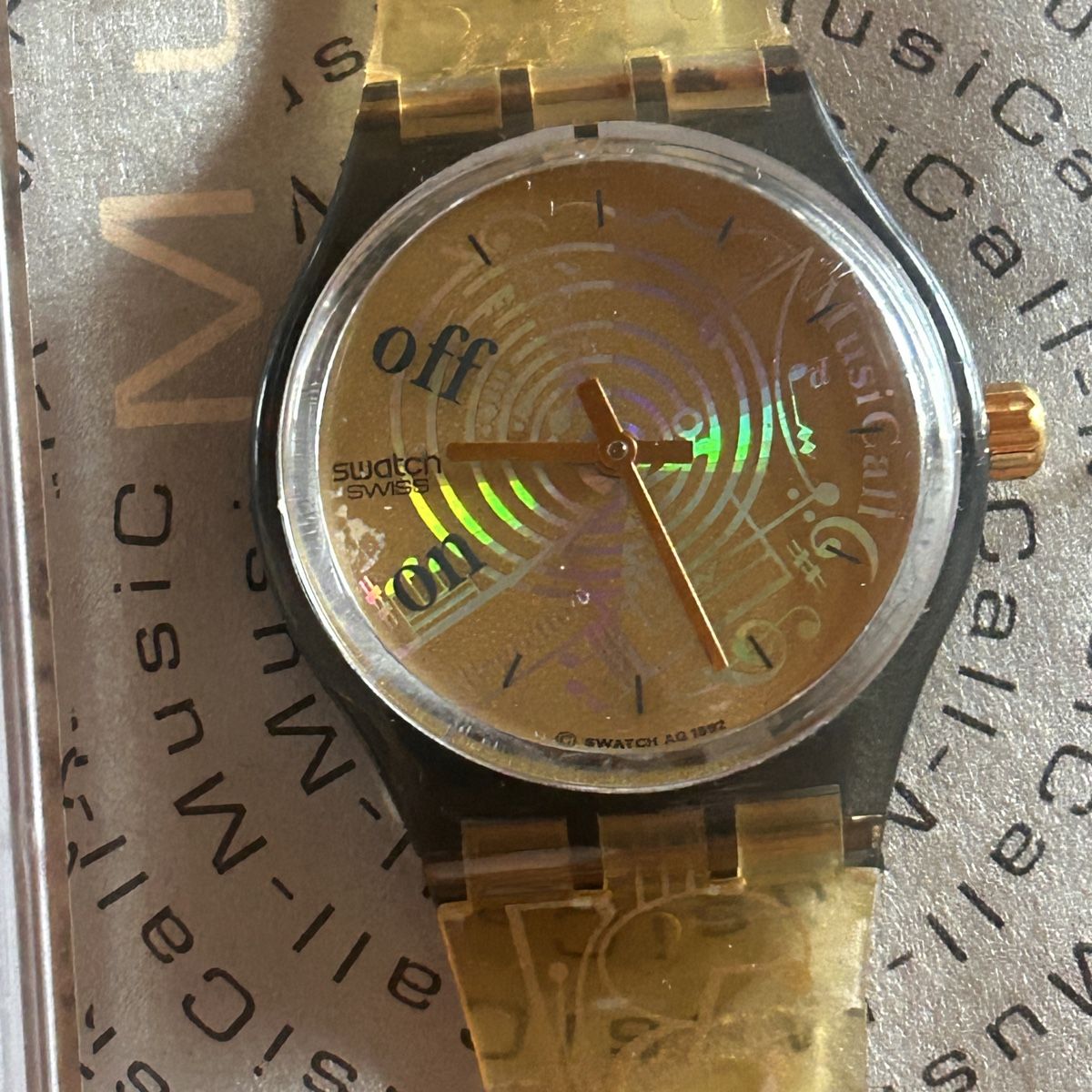 Swatch Uhren: Coole Swatch Music Call Uhr – Neu (gemäss Beschreibung) aus Laufen von Bellavitaboom