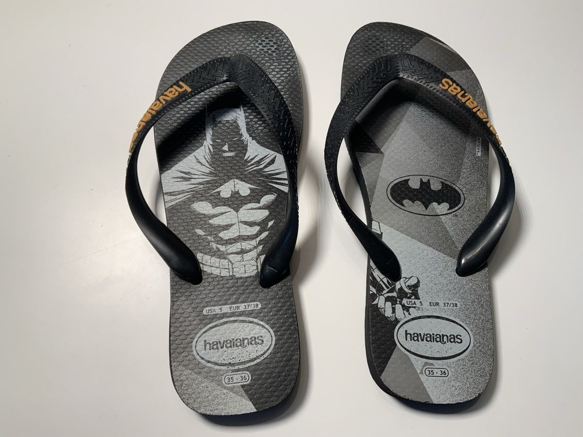 Schuhe für Jungen: HAVAIANAS, BATMAN, sehr COOL! – Gebraucht aus Stäfa von sylla73