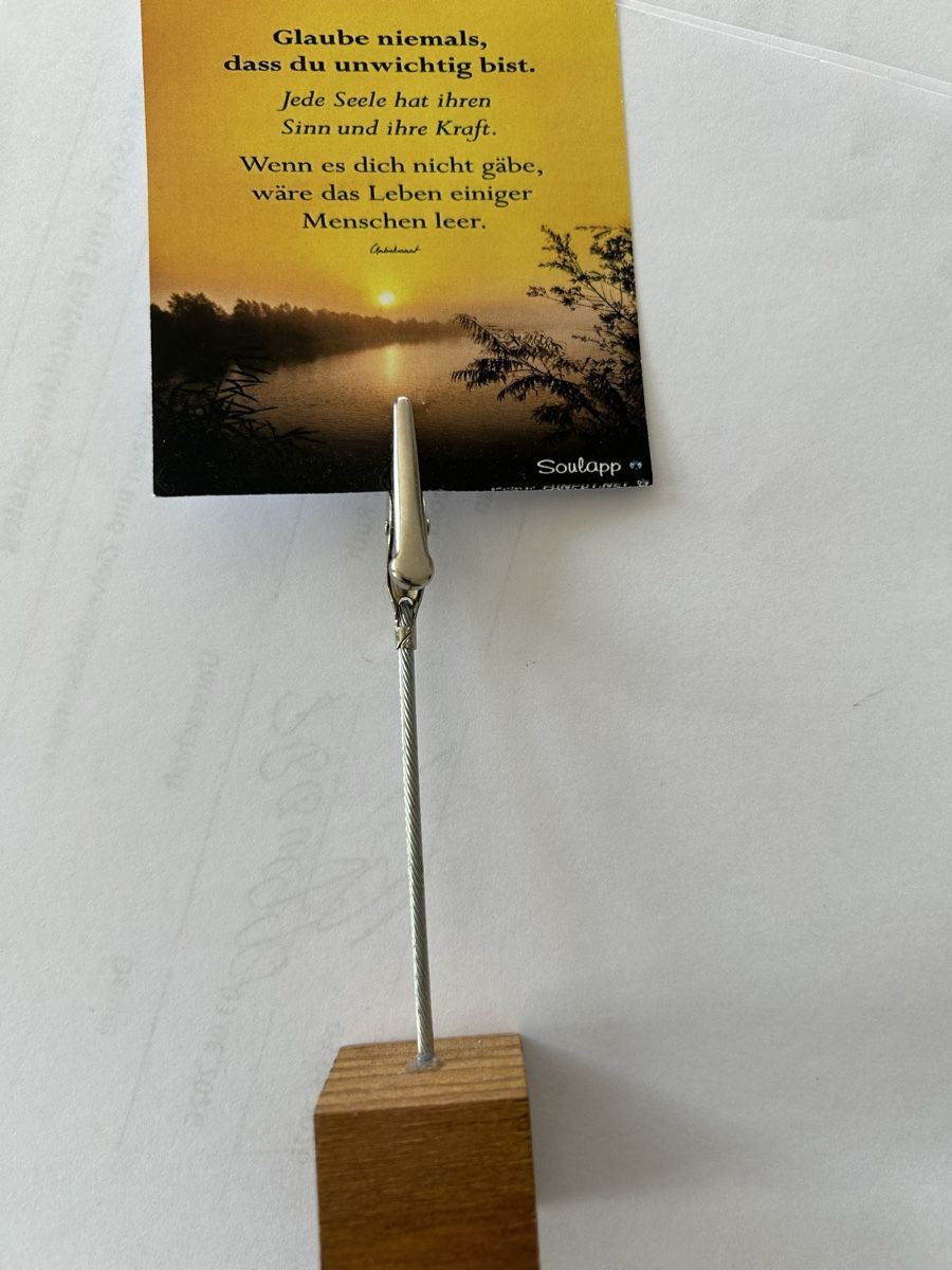 Altri mobili per ufficio: Notizhalter Holz neu – Nuovo e nell'imballaggio originale da Güttingen venduto da Hunzer 3