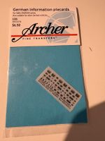1/35 GERMAN INFORMATION PLACARDS FOR SD.KFZ. 250/251/11
