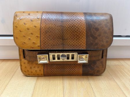 Sac Proenza Schouler PS11 cuir exotique multicolore