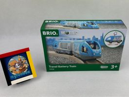 Brio World 33506 Blauer Reisezug Batterie Betrieben Neu/ OVP