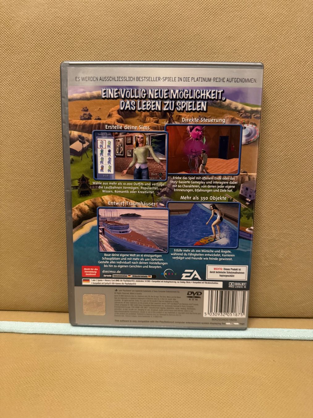 Giochi: Die Sims 2 - PS2 - Platinum Edition - Top Zustand! – Usato da Zürich venduto da mariameier 1