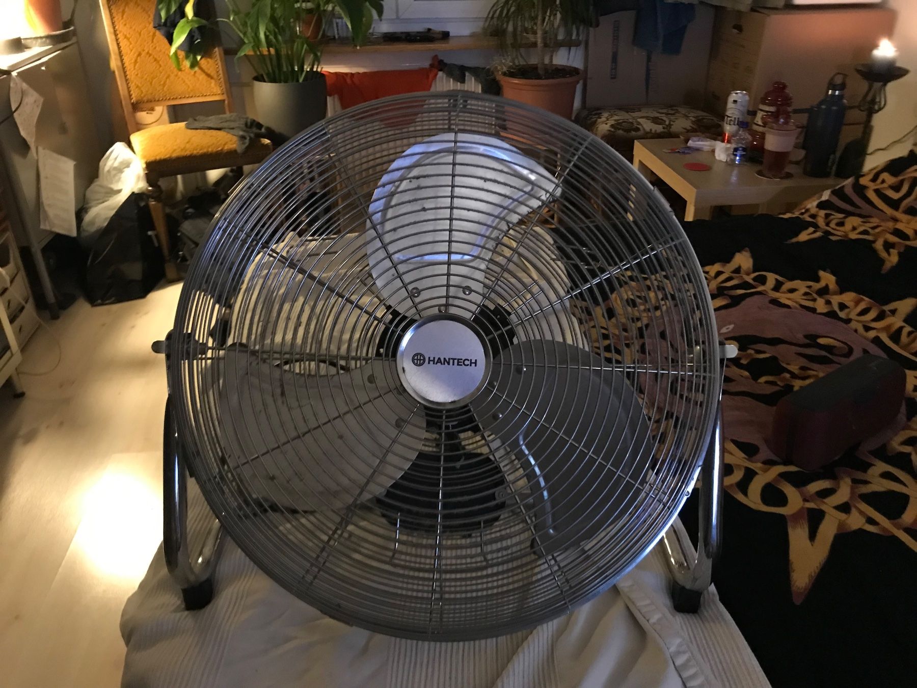 Luftreiniger: Bodenventilator chrom Ø 45cm H. 55 cm 100 W – Gebraucht aus Wetzikon ZH von