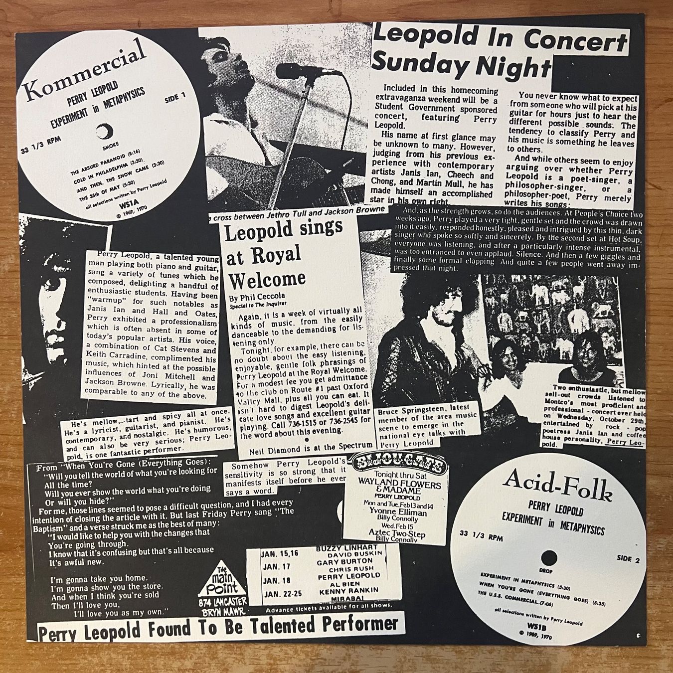 Schallplatten: Perry Leopold - Experiment In Metaphysics / UK-Press. 1995 – Gebraucht aus Gais von soundcave57 2