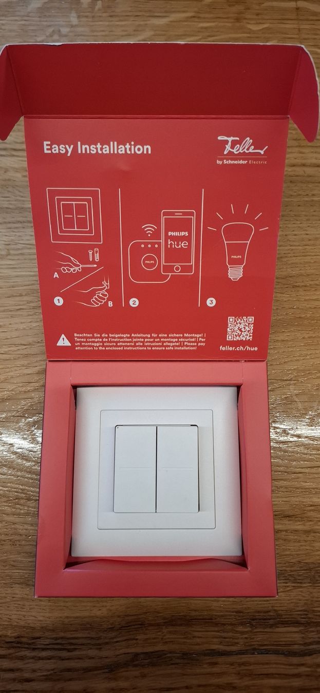 Feller Interruttori: Smart Light Control Philips Hue – Usato da Guntershausen venduto da Jtattoo 2