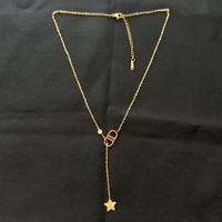 18KGP Goldene Stern D Halskette