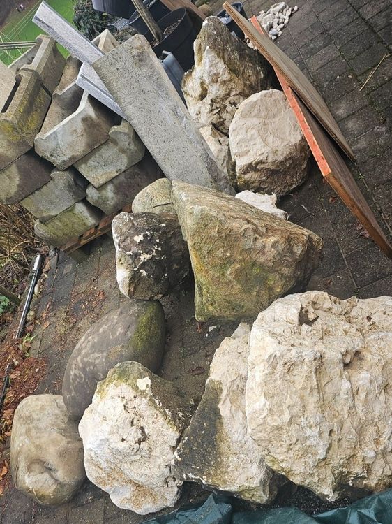 Steine für den Garten div. Grössen und Formen Kaufen auf Ricardo