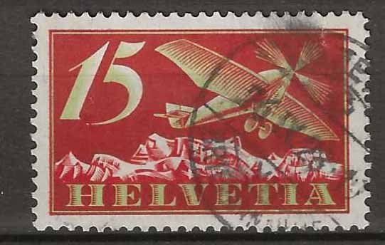 Alle Briefmarken: PA003 - Pro Aero F3 obl. – Gebraucht aus Trélex von Phil_Albert