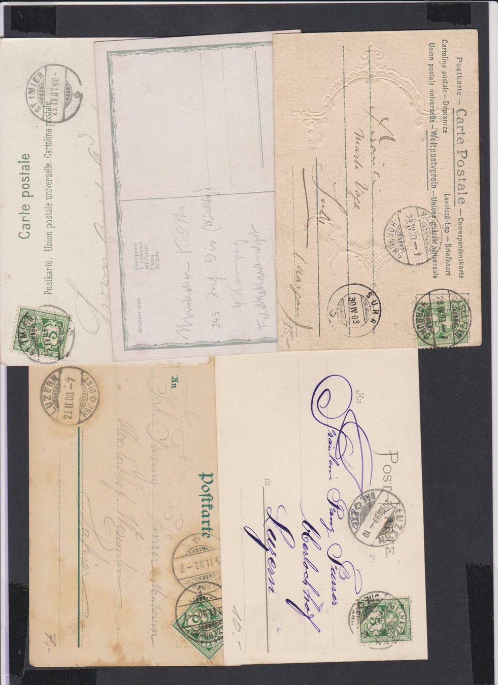 Cartoline postali: Harve   :   5 alte Ansichtskarten mit Harven-spieler – Usato da Vitznau venduto da Ropaku 2