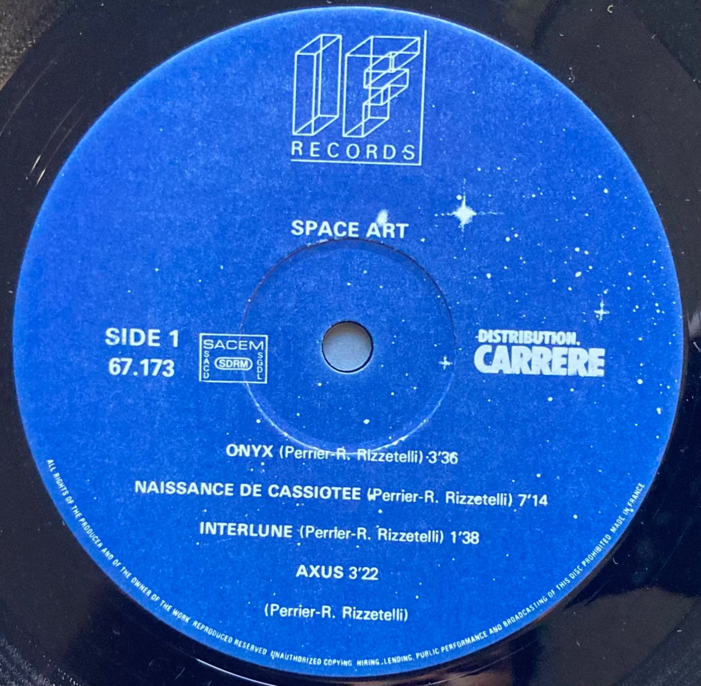 Schallplatten: SPACE ART - SPACE ART – Gebraucht aus Poliez-Pittet von Newtown-Records 2