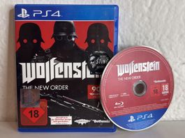 Wolfenstein The New Order PS4 Spiel mit Hülle 