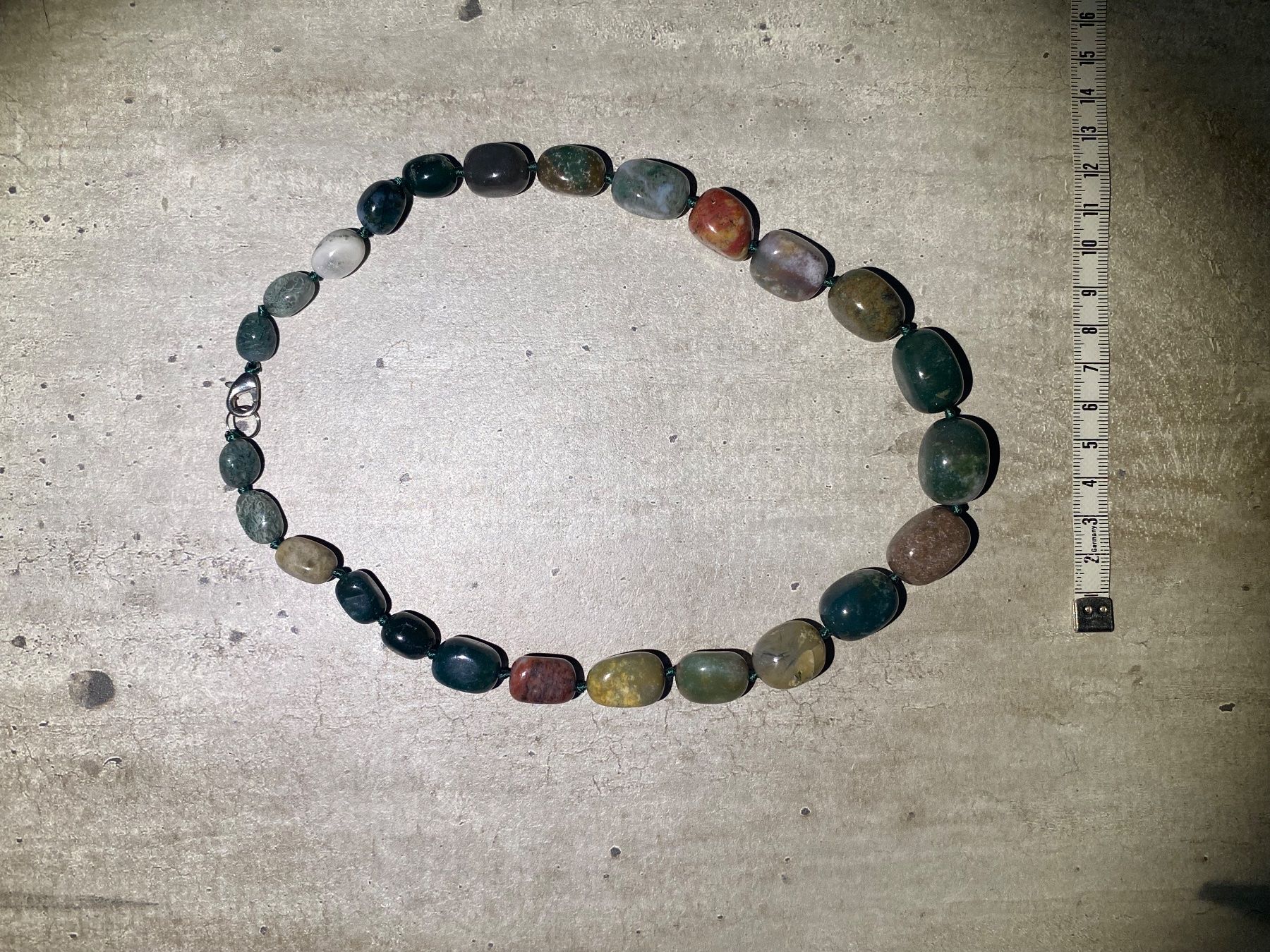 Ketten: Edelstein Halskette - multicolor Jade – Neu und originalverpackt aus Laax GR von krippenfiguren-laax 5