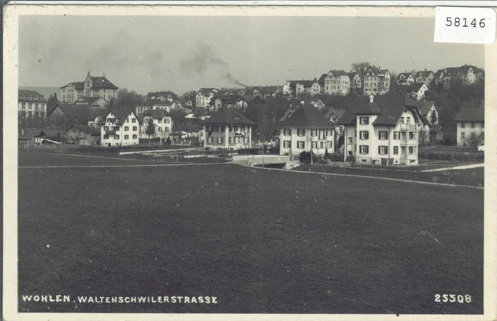 Cartoline postali: Wohlen AG - Waltenschwilerstrasse – Usato da Ettingen venduto da Kartenplanet