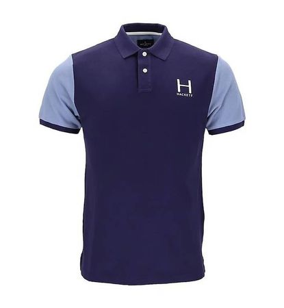 Hackett London Poloshirt Ink Blue Gr. S Neu