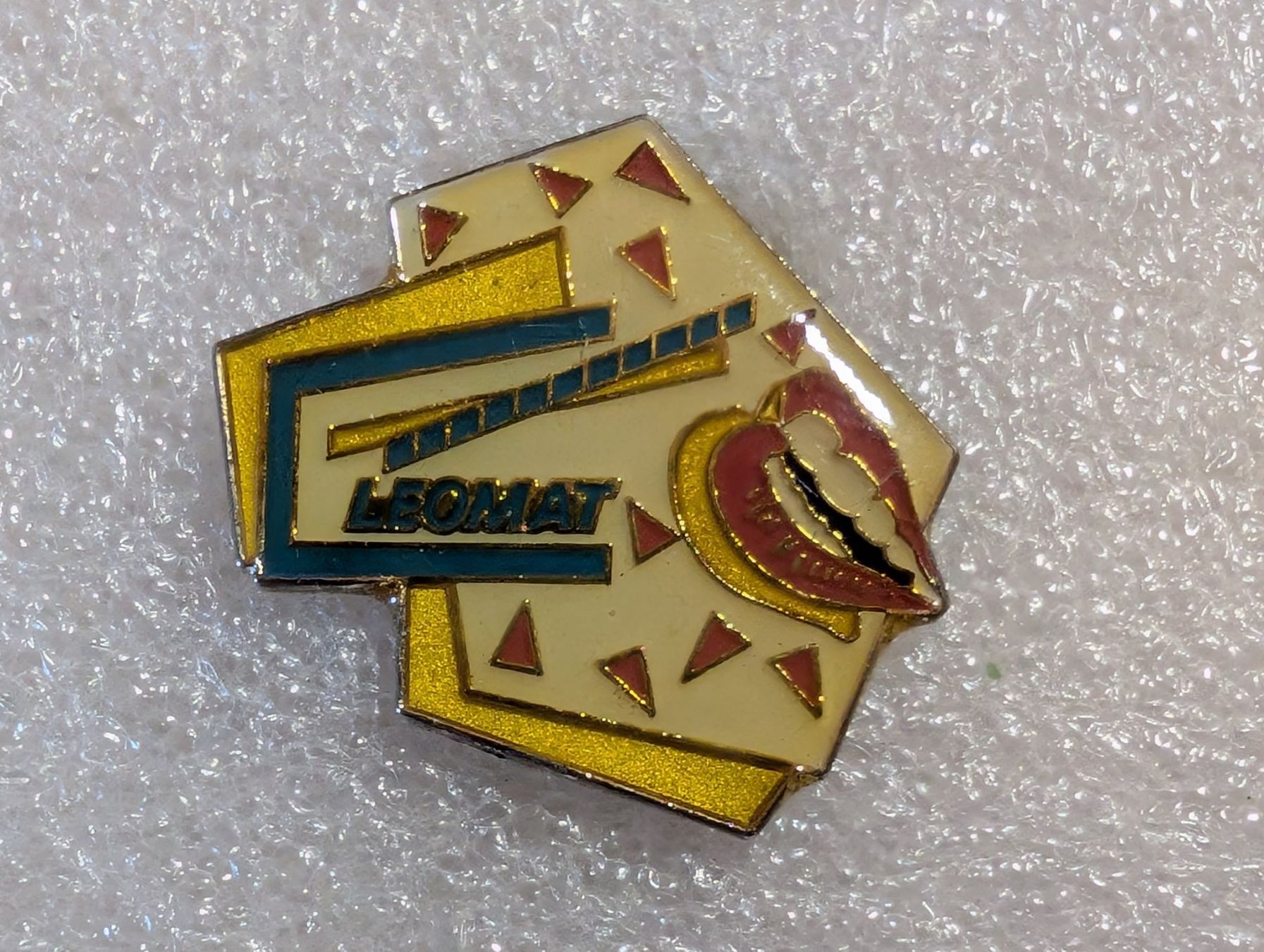 Placchette & Badge: Ansteckpin 279: Leomat – Usato da Oppligen venduto da Pin-Fall-Shop