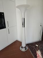 Italienische Design Lampe , Glas/Chrom, Top Zustand,