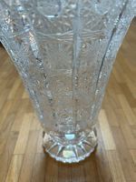Lot Cristal de Bohême Authentique Grand Vase & Coupe  Neuf