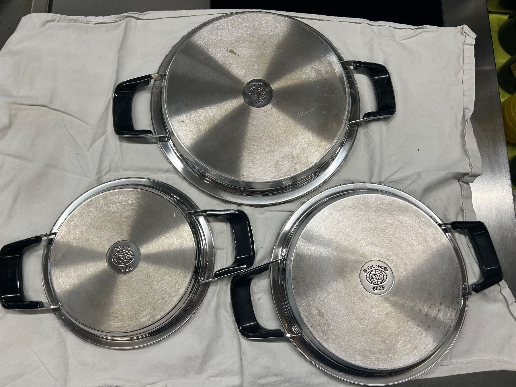 Amc Padelle: SET 3 AMC GRIDDLE PFANNEN – Usato da Weissbad venduto da Usw63 2
