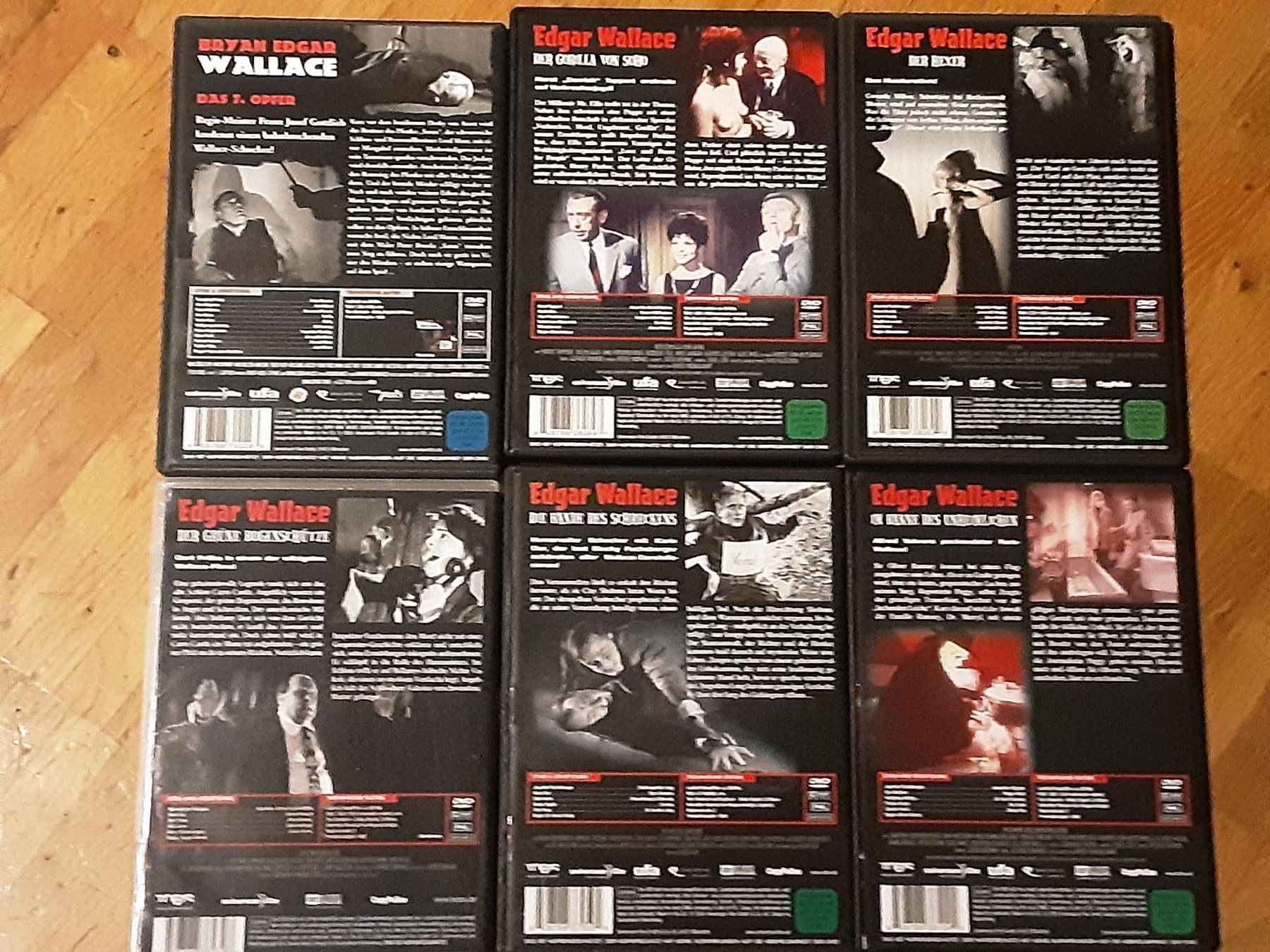 Tutti i DVDs: Edgar Wallace - 6 Filme – Usato da Wallisellen venduto da Sawr 1