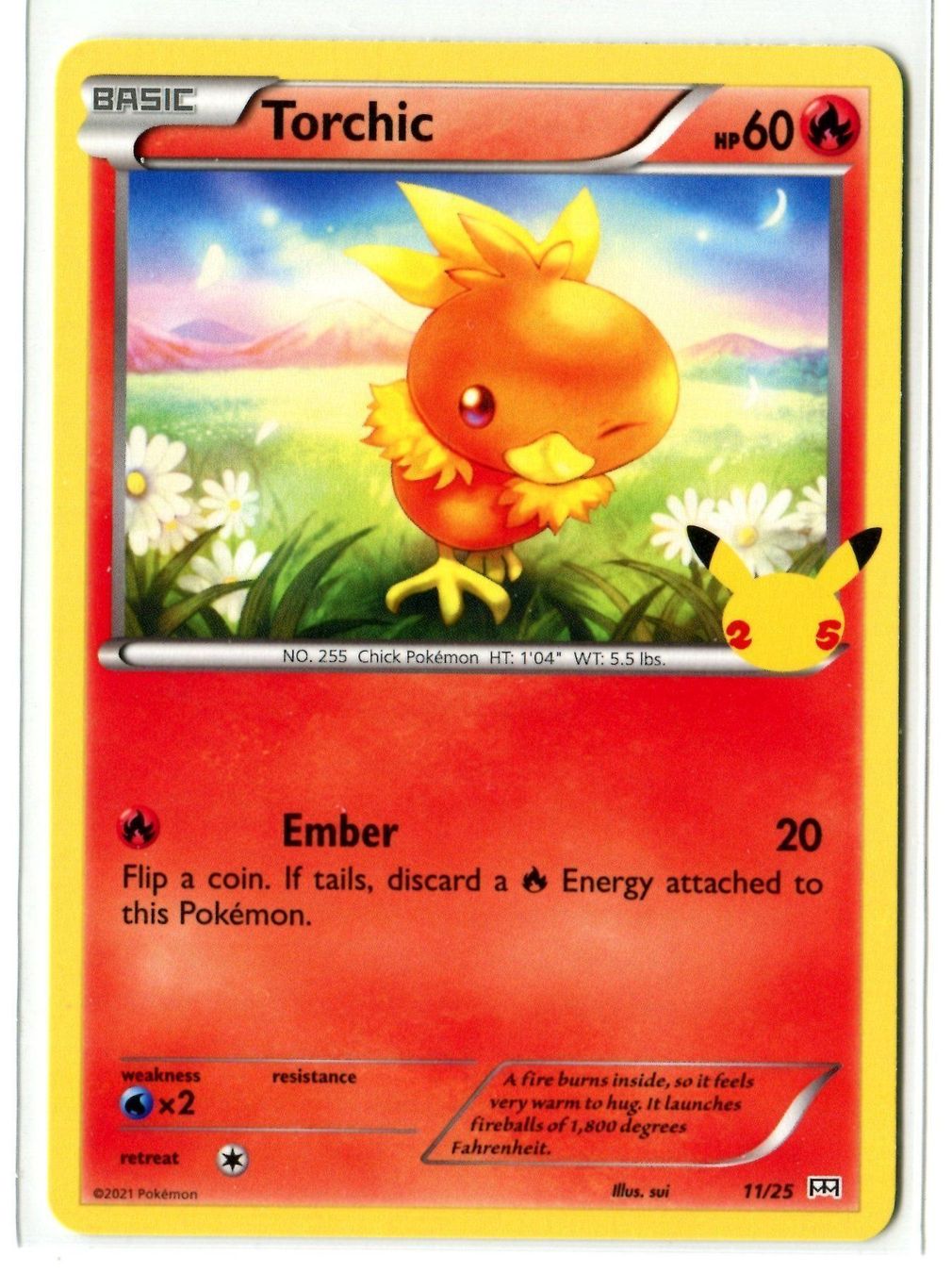 Pokémon Carte collezionabili: Torchic McDonald's Pokémon Promo 11/25 – Nuovo (secondo la descrizione) da Dornach venduto da Deco89