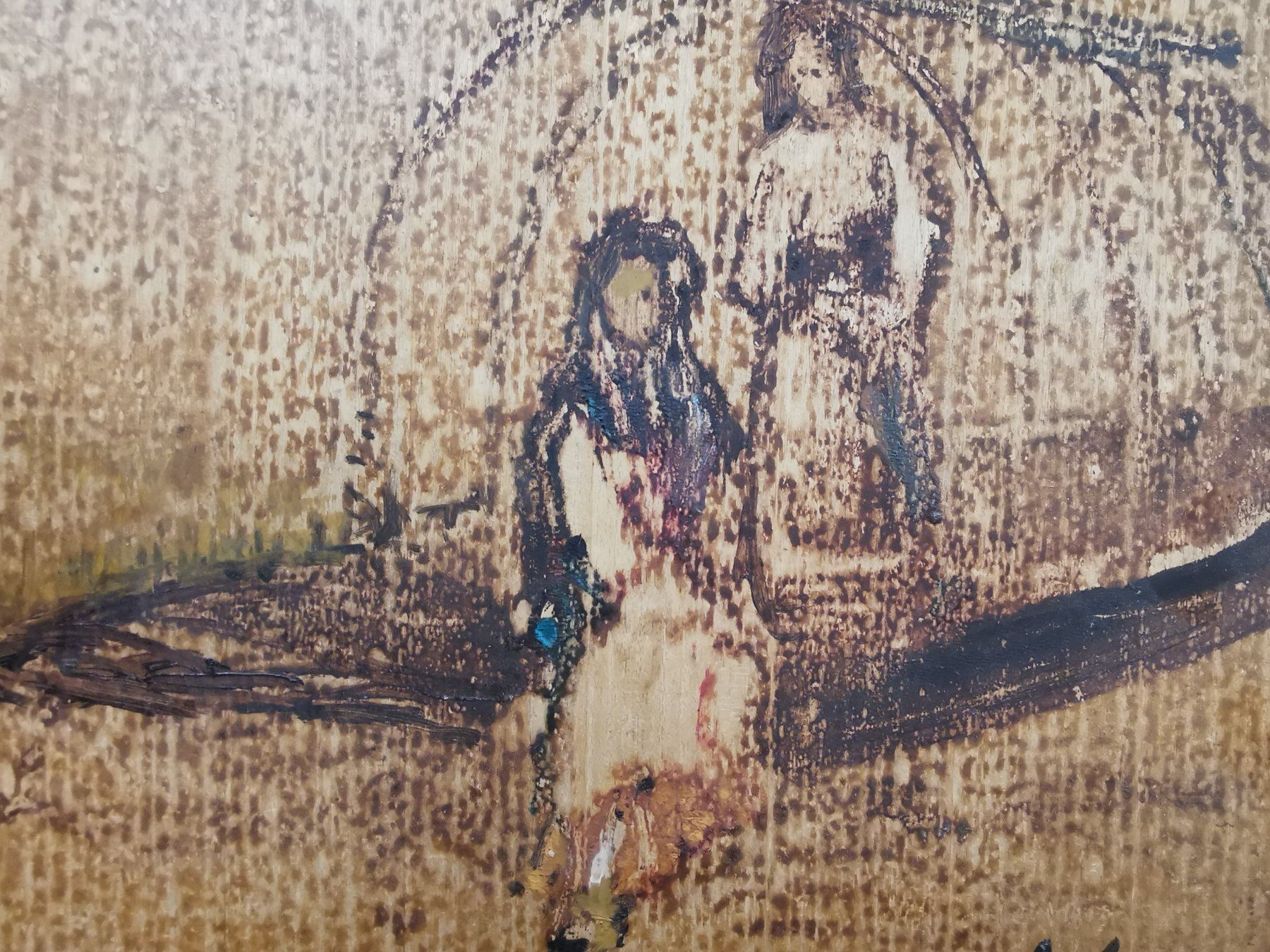 Gemälde: HUILE SUR PANNEAU SIGNÉE – Gebraucht aus Genève von Qanil77 3