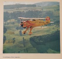 Akrobatik Flugzeug Bückner-Jungmeister, Klebebild 1963