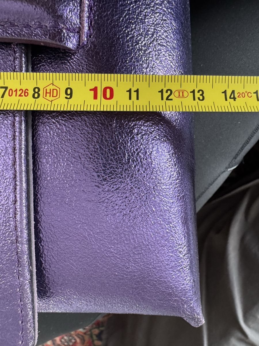 Borse da donna: NEW metallic purple leather bag – Nuovo (secondo la descrizione) da Zürich venduto da kri_zhv2 3