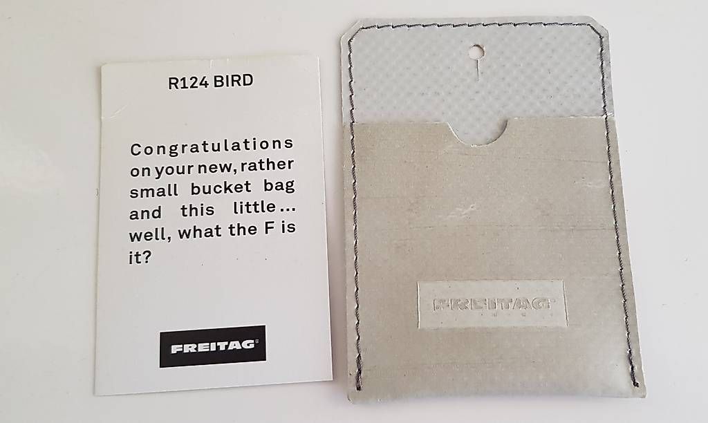 Freitag Borse: Freitag R124 Bird Hellgrau, Top-Zustand – Usato da Bern venduto da Lepidoptera11 4