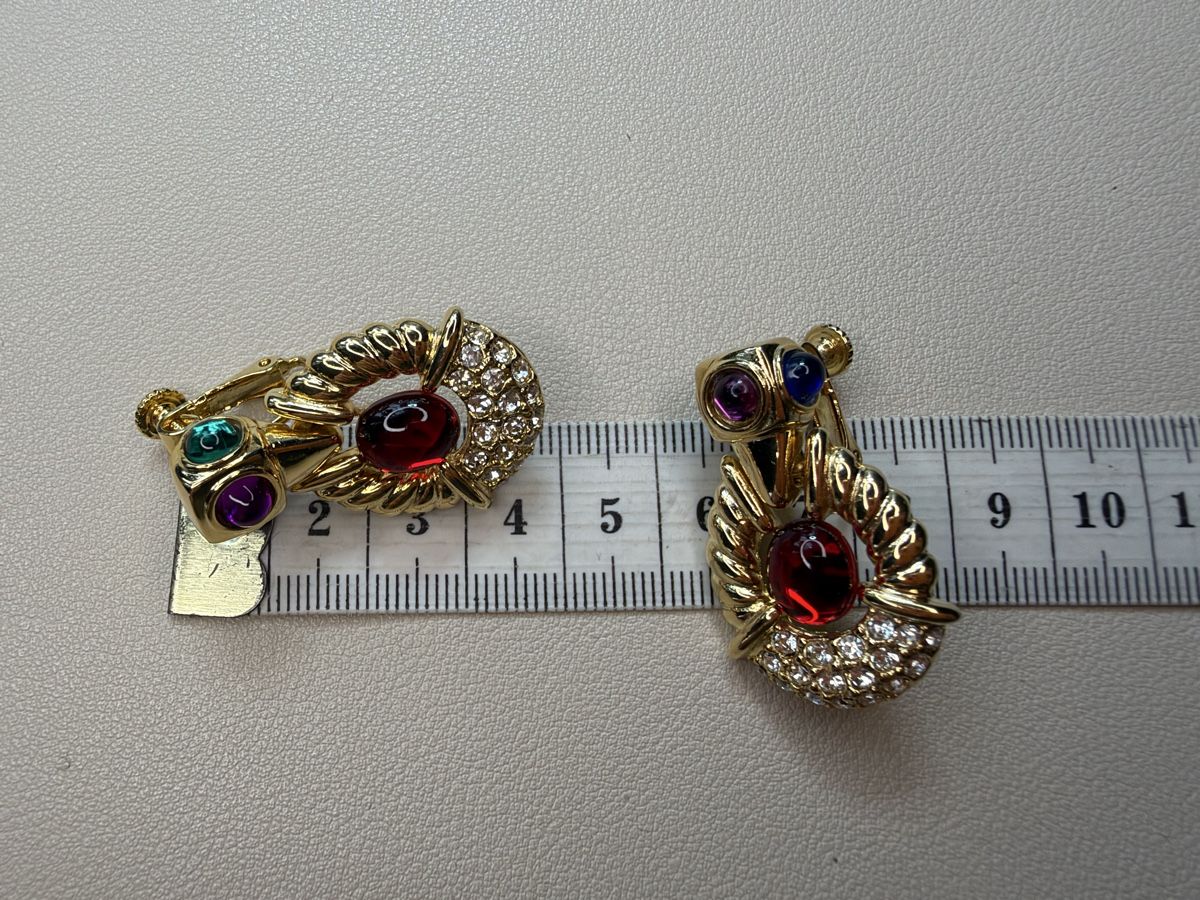 Orecchini pendenti & Orecchini a lobo: Vintage Ohrringe Luxus Modeschmuck – Usato da Lamone venduto da LaCantinaMagica 6