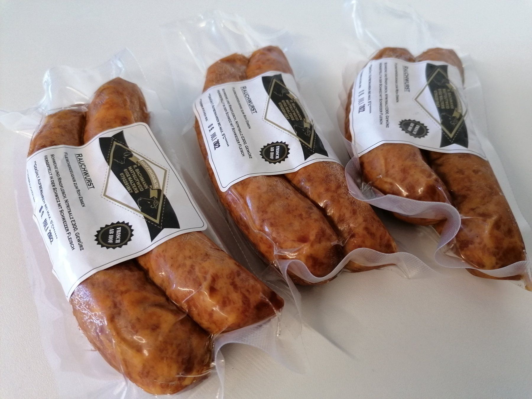 Lebensmittel & Spezialitäten: Rauchwurst – Neu und originalverpackt aus Malters von Goudi90 2
