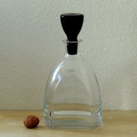 Carafe à whisky Guy Degrenne en verre soufflé, France
