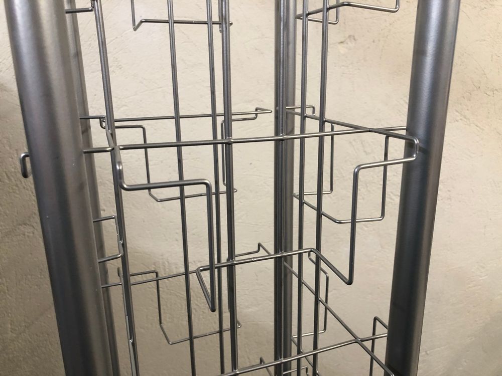 Bootoow 2er Set Serviettenhalter Schwarz - Metall Serviettenständer Mit Besteck-Design