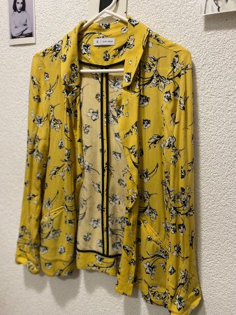 💛  Blazer mit Blumenmuster Gr. S