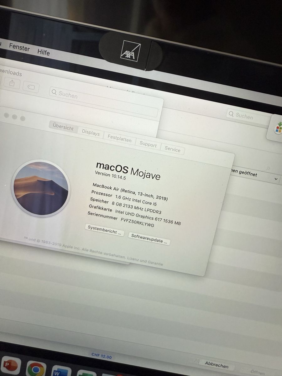 Apple Notebooks: Macbook Air13 2019 version – Gebraucht aus Wil SG von xrnvani 4