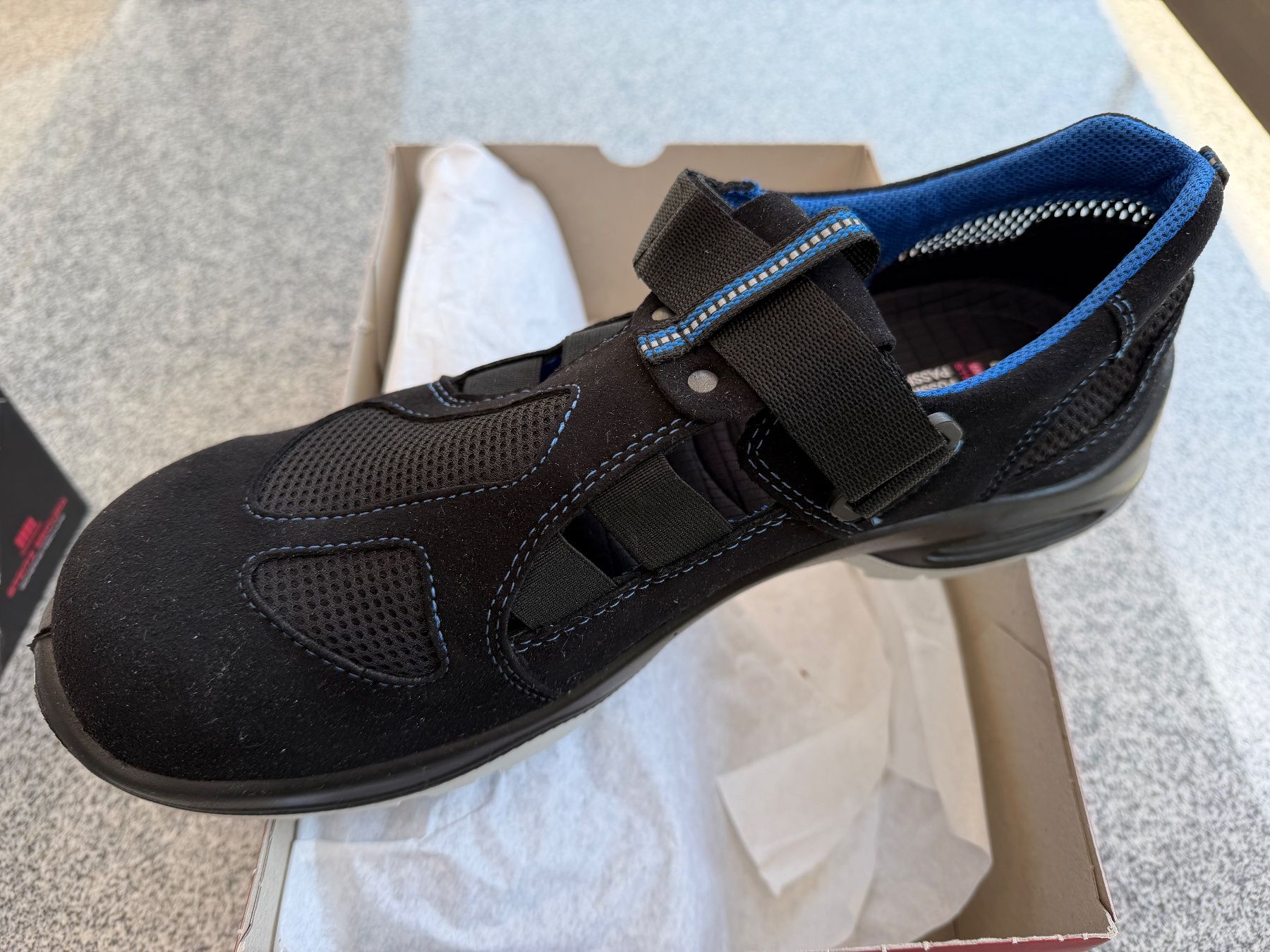 Herrenschuhe: Steitz Sicherheits-Sandale schwarz, Grösse 45 – Neu und originalverpackt aus Fehraltorf von amafe 1