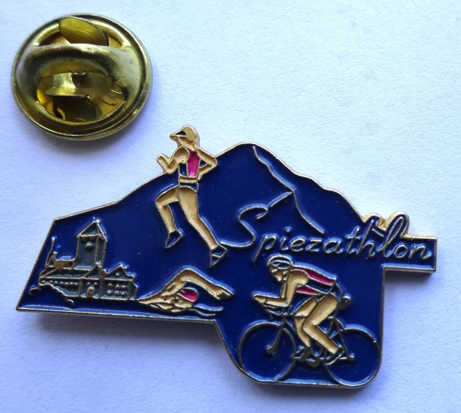Placchette & Badge: Pin  SPIEZATHLON  Rennen – Usato da Utzenstorf venduto da BUtter81
