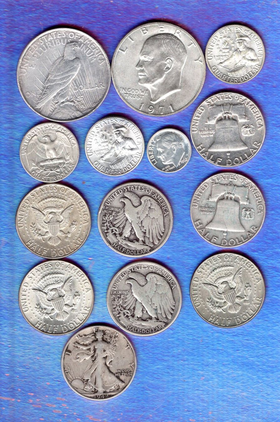 Tutti le monete: USA coins 14 stück silber – Usato da Leibstadt venduto da baroc333 1