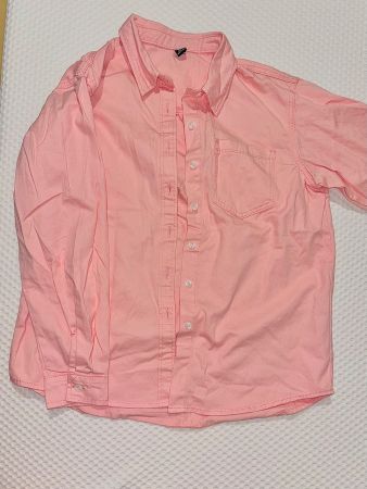 Neu DAZY 2-Teiler Jeansset Pink – Denim Hemd & Gerade Hose