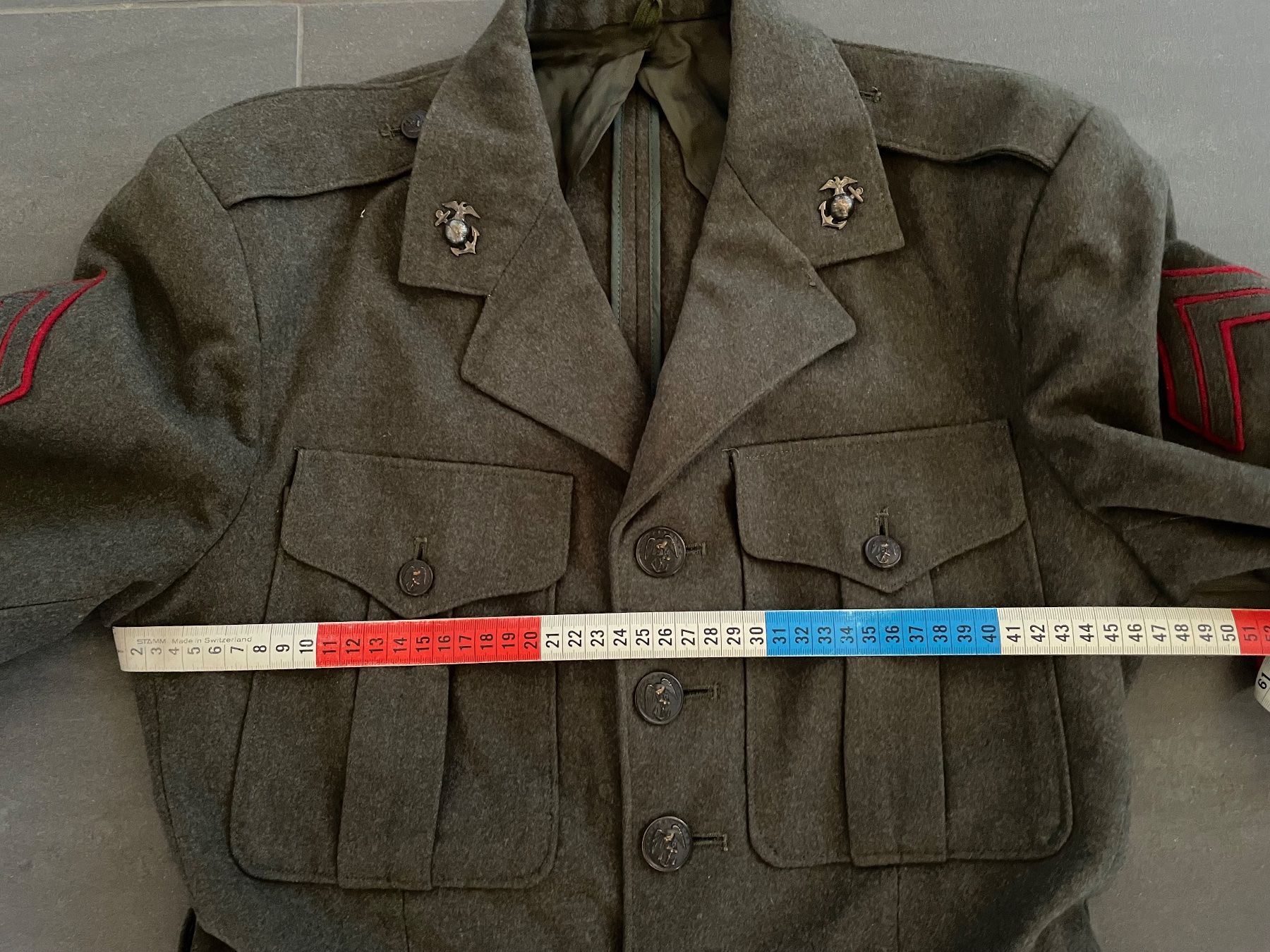 US Army Uniformen: Original USMC service uniform – Gebraucht aus Oberbütschel von Woodie2005 8