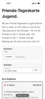 Friends-Tageskarte Jugend bis zu viert für nur 80fr