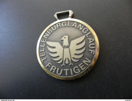 Alte Ski Medaille Tellenburg Langlauf Frutigen
