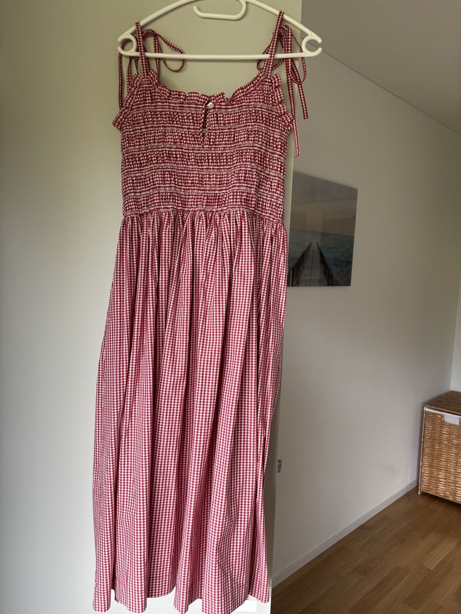 Vestiti: Sandy Liang kariertes Kleid rot – Usato da Winkel venduto da Zimtguetzli 1