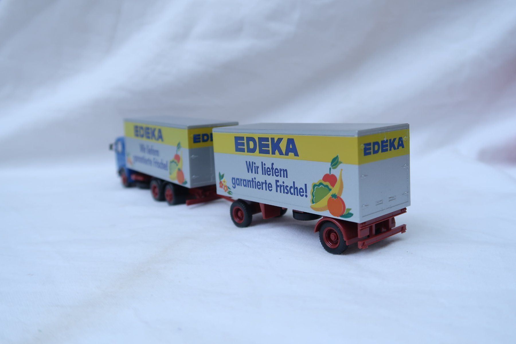 Herpa Modellini d'auto: Herpa MAN F8 Hängezug "EDEKA" – Nuovo (secondo la descrizione) da Muttenz venduto da Laeckerlihamschter 6