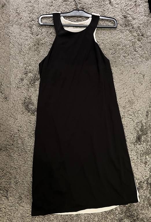 Vestiti: Knielanges schwarz/weiss Kleid Gr.36 – Usato da Kilchberg ZH venduto da SyFo286