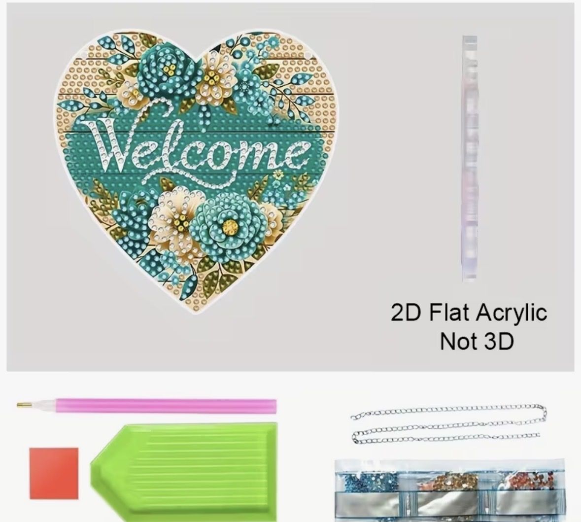 Kit bricolage: Herz Diamond Paiting – Nuovo e nell'imballaggio originale da Amriswil venduto da SCHLOSSGEISTLI 2