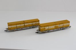 Liliput L240042 Post Containertragwagen Set 7 in top Zustand