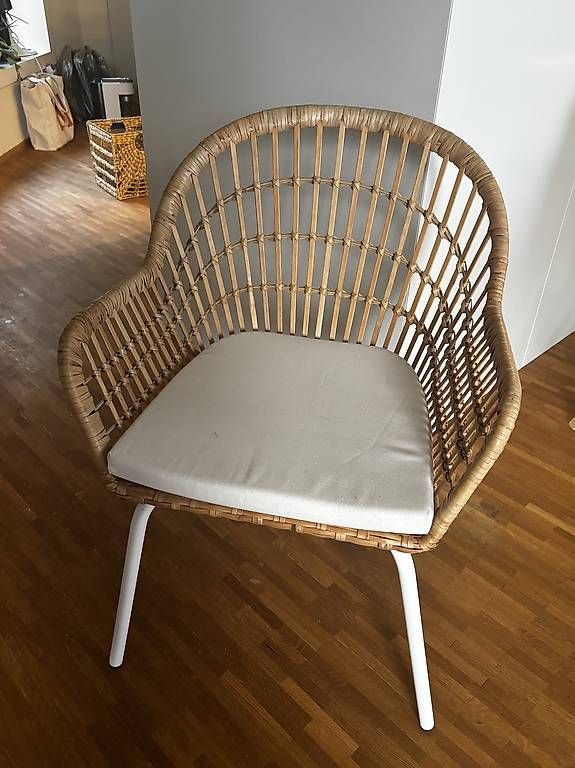 Poltrone: Rattankorbstuhl von Ikea – Nuovo (secondo la descrizione) da Bern venduto da jes_ms75 2