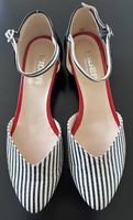NEU! L'IDEA Pumps schwarz/weiss/rot Gr. 41